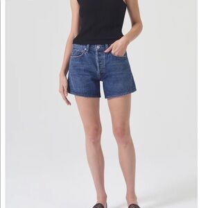 NWOT Agolde Parker Short Long Denim Shorts